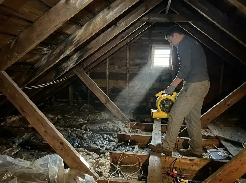 attic-water-damage-drying-proc-007 — frequently asked questions, Emergency Water Extraction & 24/7 Flood Response in Wanakah…